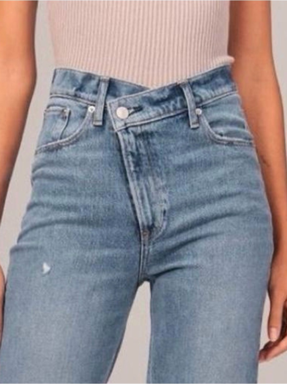 Abercrombie & Fitch Light Blue Women's Skinny Jeans